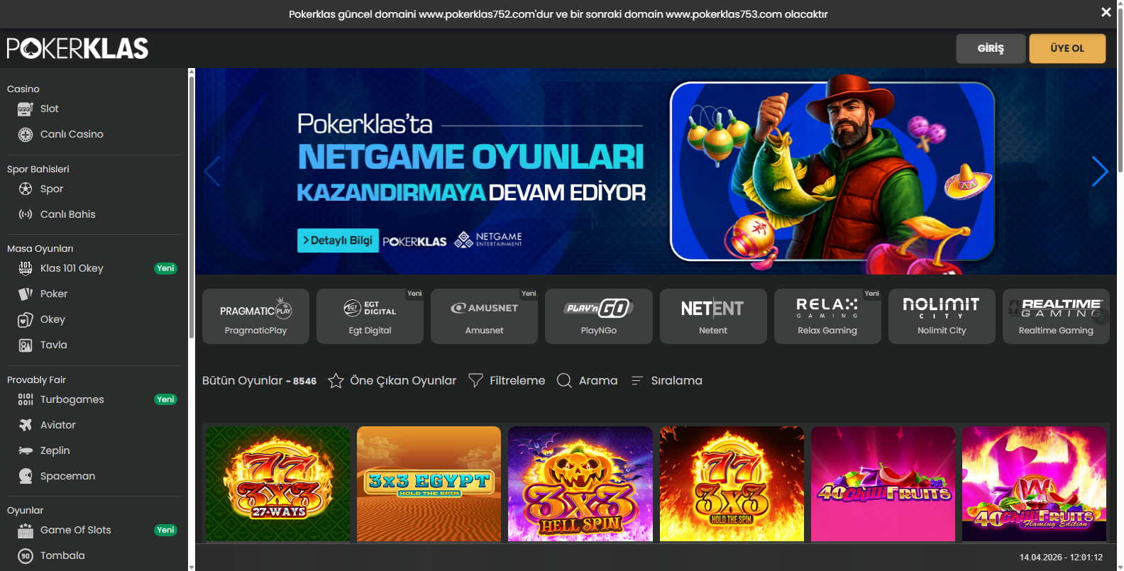 Pokerklas Yüksek Limitli Oyunlar